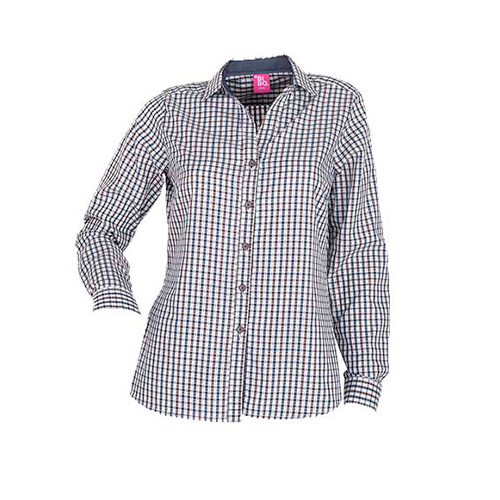 CAMISA BBO TOSCANA DAMA MANGA LARGA - Artículos Promocionales MAS RECIO